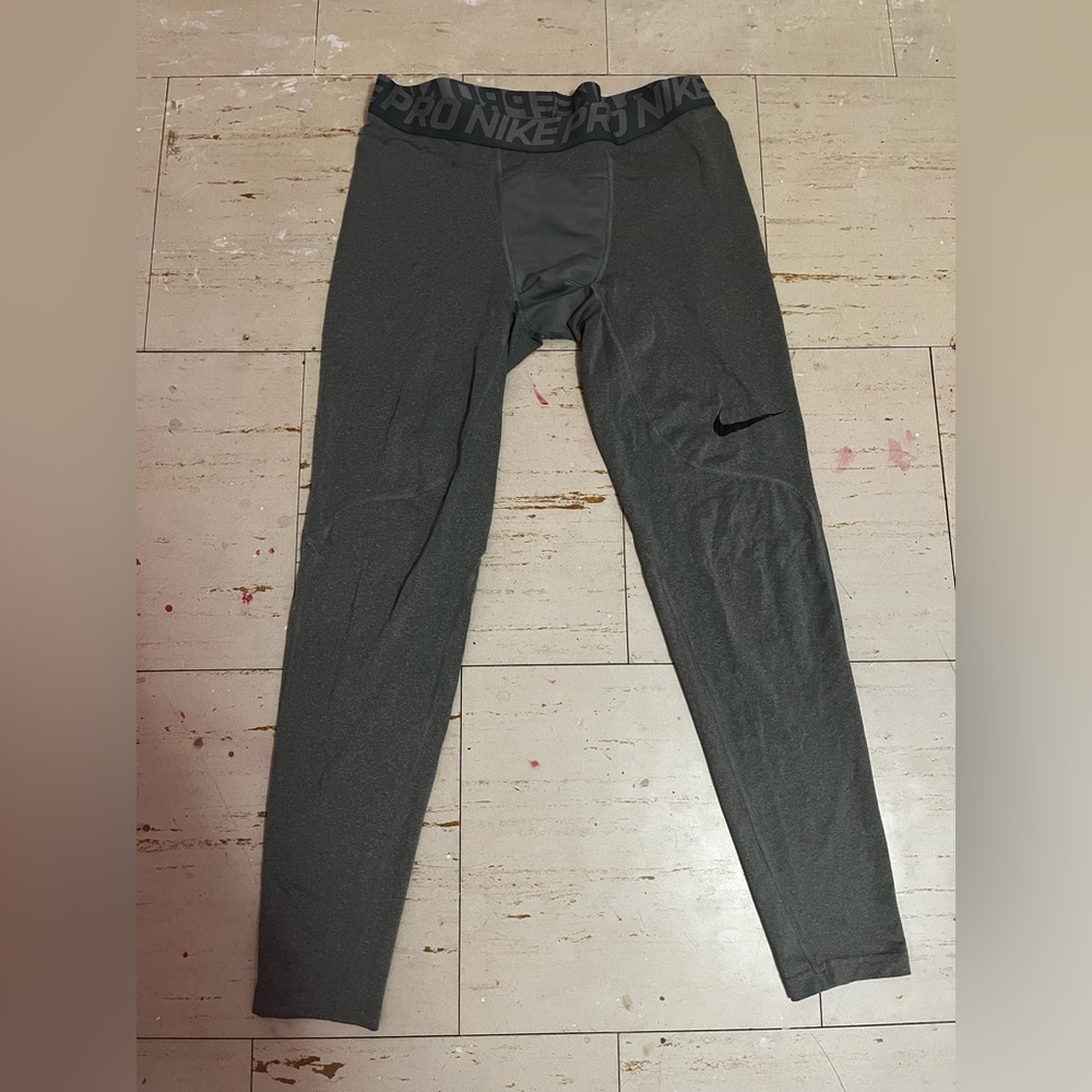 Men’s Grey Nike Compression Tights